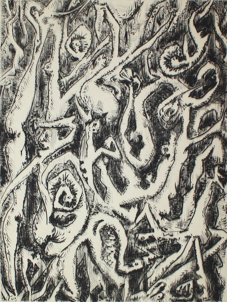 Große Abbildung Nr.1: 135-4161 Masson, André: (Künstlergraphik)