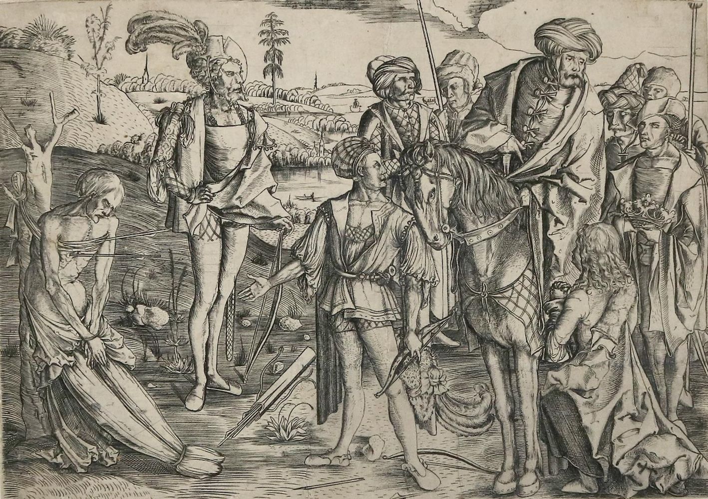Große Abbildung Nr.1: 135-4178 Meister MZ (eigentl. Matthäus Zasinger): (Künstlergraphik)