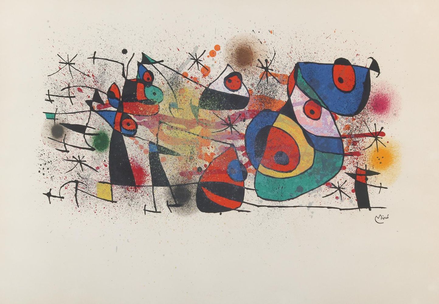 Große Abbildung Nr.1: 135-4193 Miro, Joan: (Künstlergraphik)