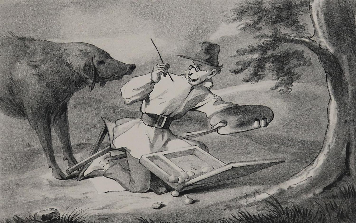 Große Abbildung Nr.2: 135-4197 Mörner, Carl Gustaf Hjalmar, nach: (Künstlergraphik)