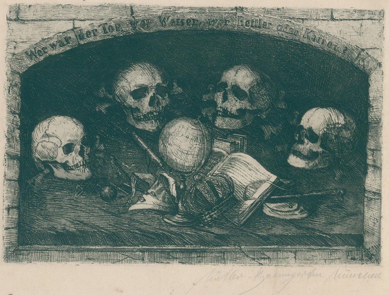 Große Abbildung Nr.1: 135-4207 Müller-Baumgarten, Carl: (Künstlergraphik)
