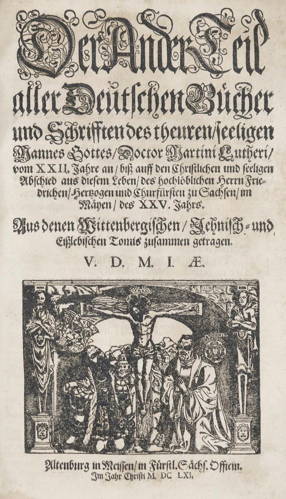 Große Abbildung Nr.2: 135-422 Luther,M.: (Alte Drucke, Handschriften und Theologie)