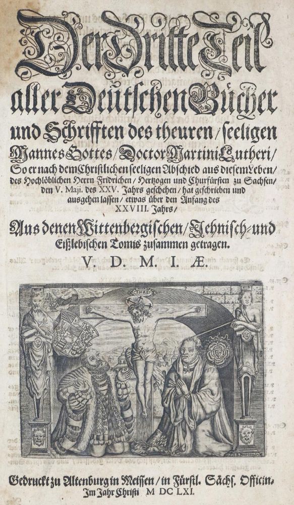 Große Abbildung Nr.1: 135-423 Luther,M.: (Alte Drucke, Handschriften und Theologie)