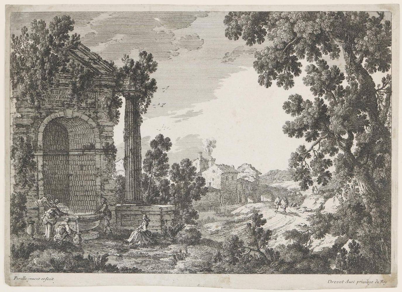 Große Abbildung Nr.1: 135-4252 Perelle, Gabriel: (Künstlergraphik)