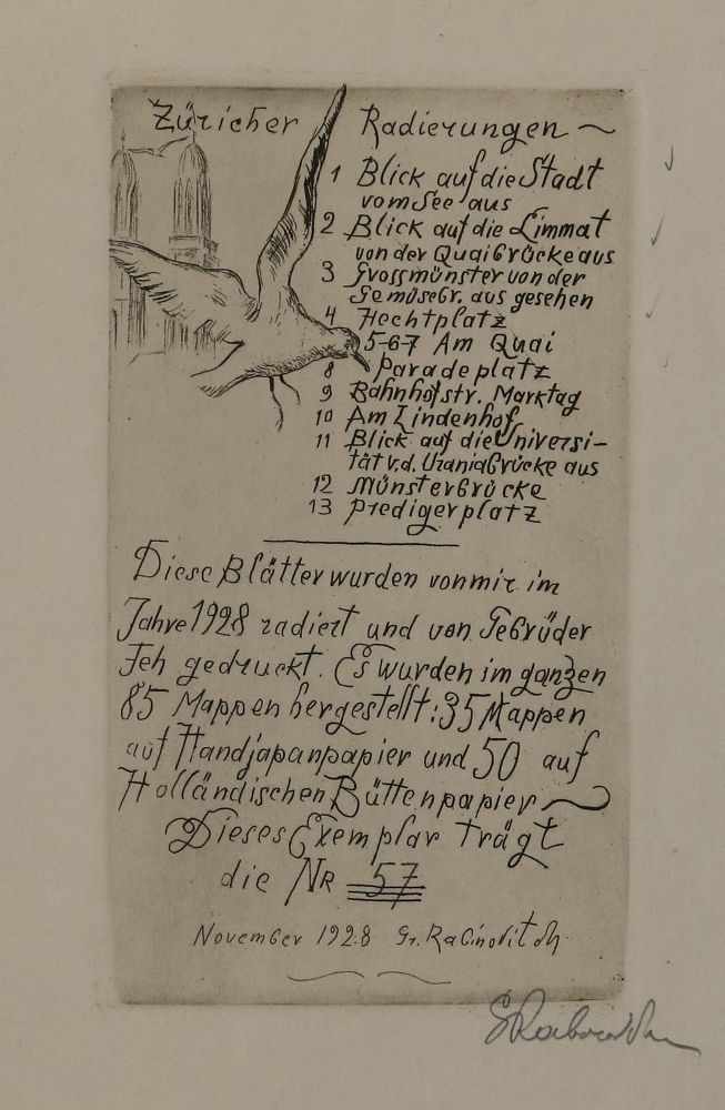 Große Abbildung Nr.4: 135-4293 Rabinovitch, Gregor: (Künstlergraphik)