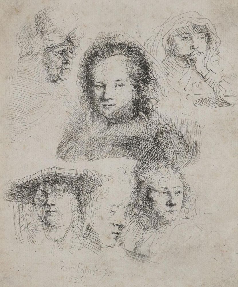 Große Abbildung Nr.1: 135-4304 Rembrandt, Harmensz van Rijn: (Künstlergraphik)