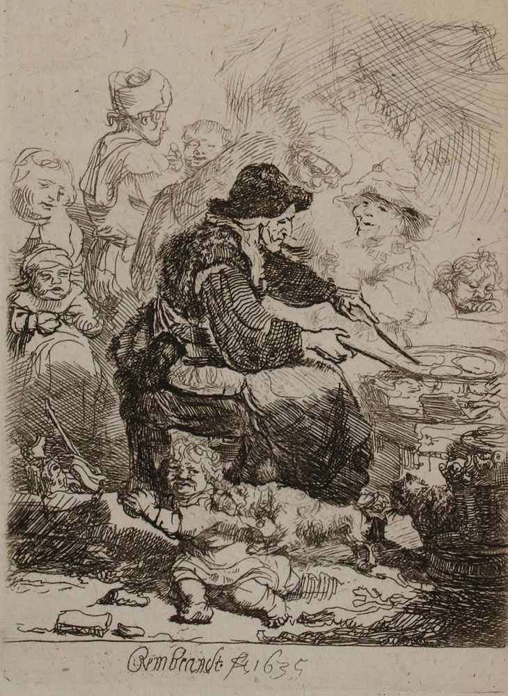 Große Abbildung Nr.1: 135-4315 Rembrandt van Rijn, Harmensz: (Künstlergraphik)