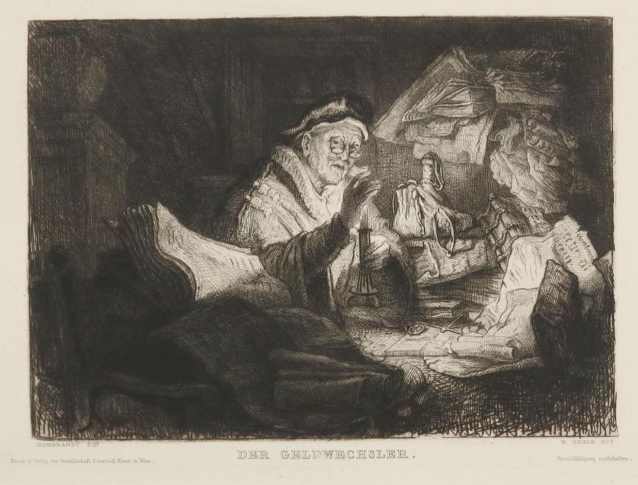 Große Abbildung Nr.1: 135-4319 Rembrandt van Rijn, Harmenszoon: (Künstlergraphik)