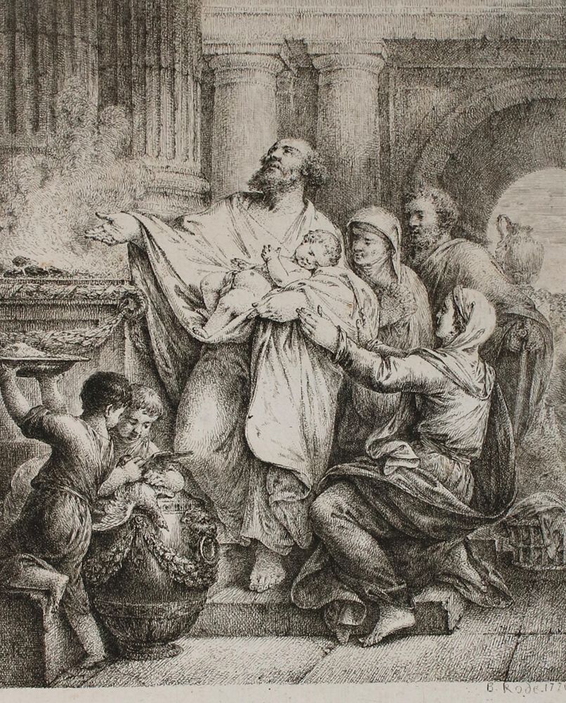 Große Abbildung Nr.1: 135-4333 Rode, Christian Bernhard: (Künstlergraphik)