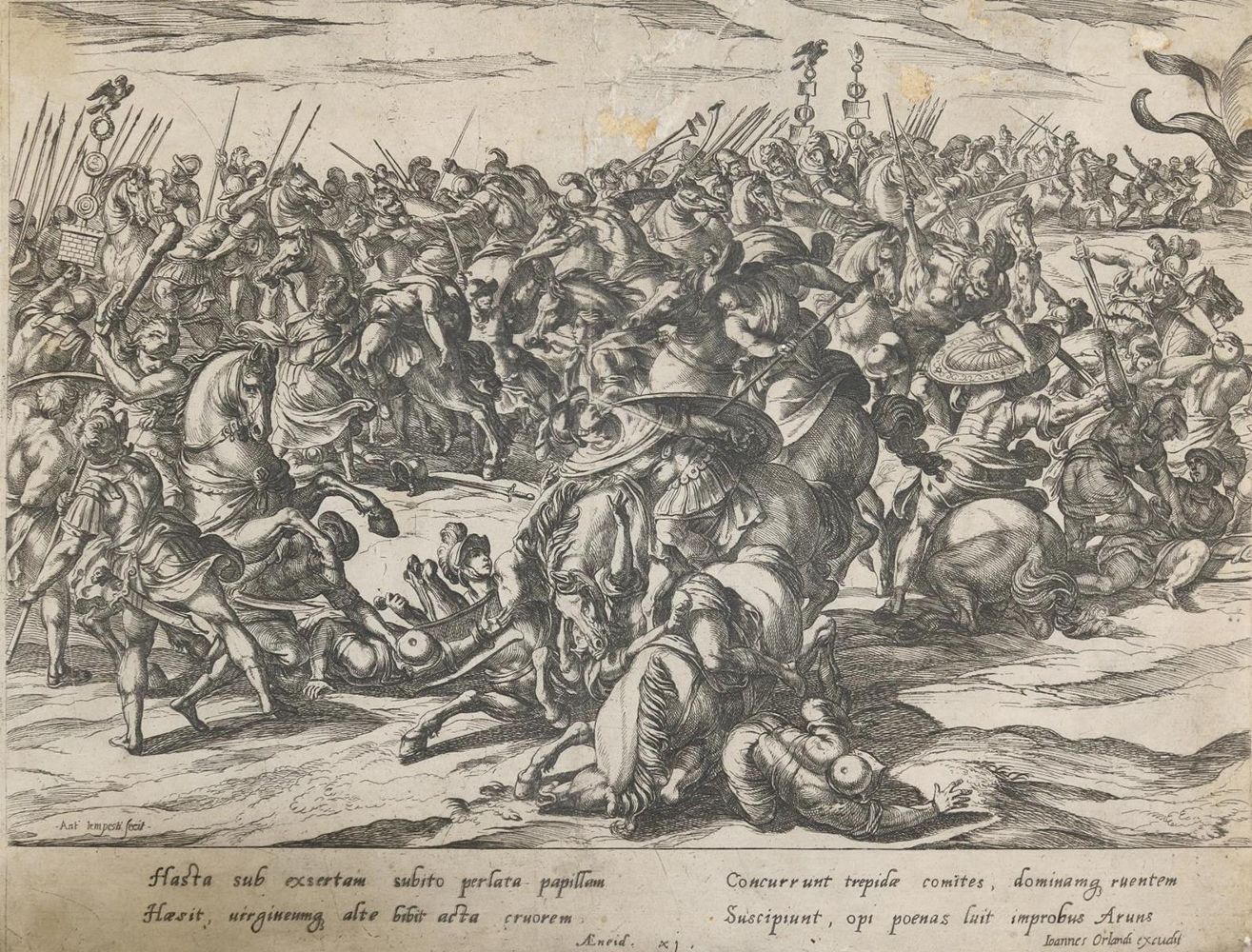 Große Abbildung Nr.1: 135-4479 Tempesta, Antonio: (Künstlergraphik)