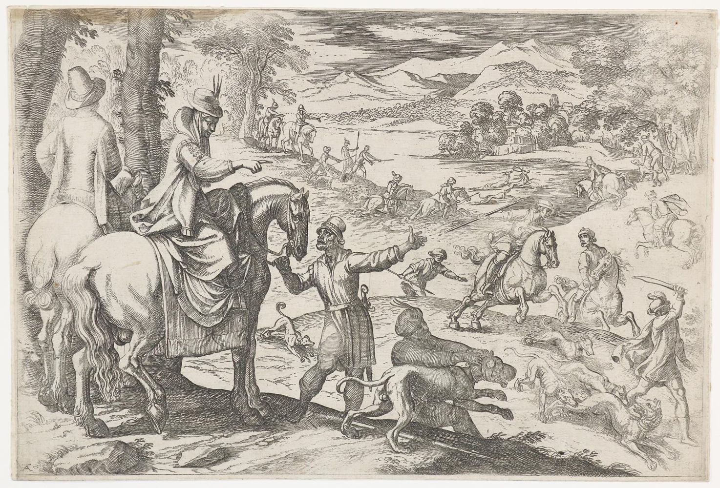 Große Abbildung Nr.1: 135-4480 Tempesta, Antonio: (Künstlergraphik)