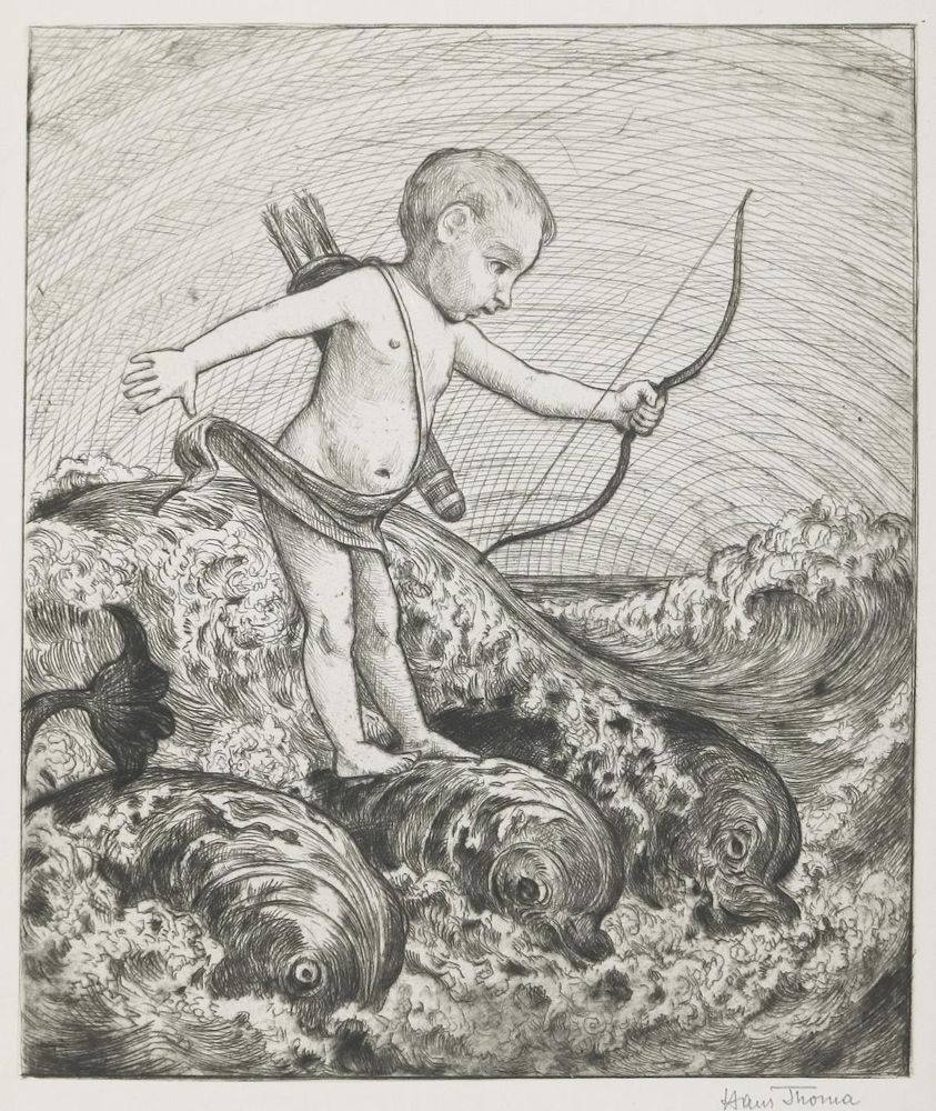 Große Abbildung Nr.1: 135-4487 Thoma, Hans: (Künstlergraphik)