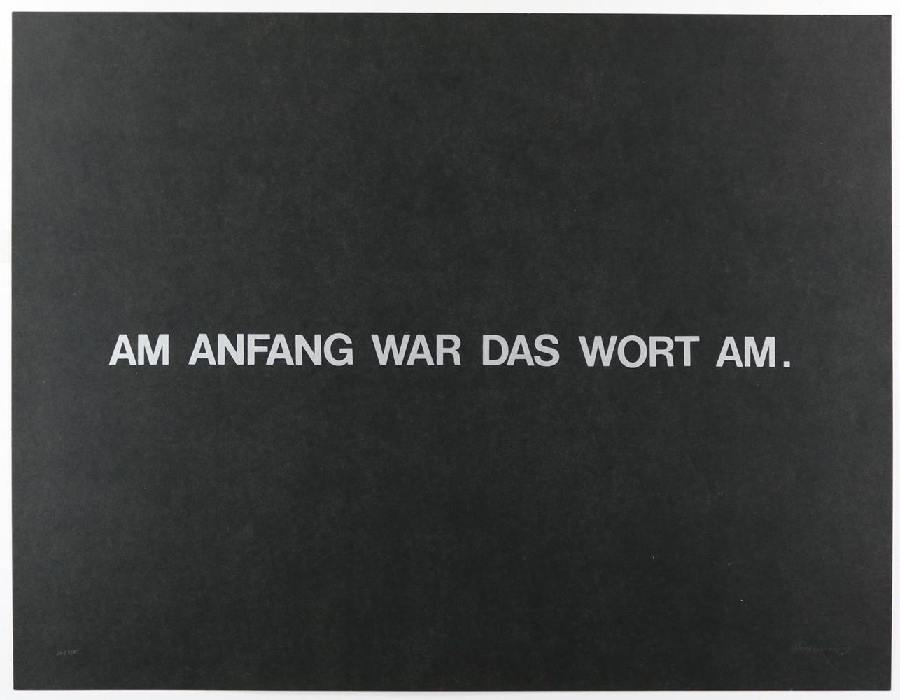 Große Abbildung Nr.1: 135-4501 Ulrichs, Timm: (Künstlergraphik)