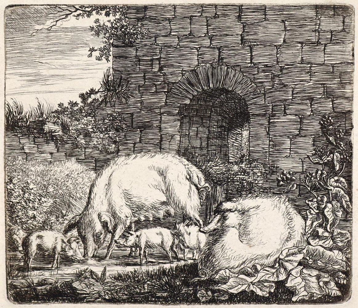 Große Abbildung Nr.1: 135-4518 Vittinghoff, Carl von: (Künstlergraphik)