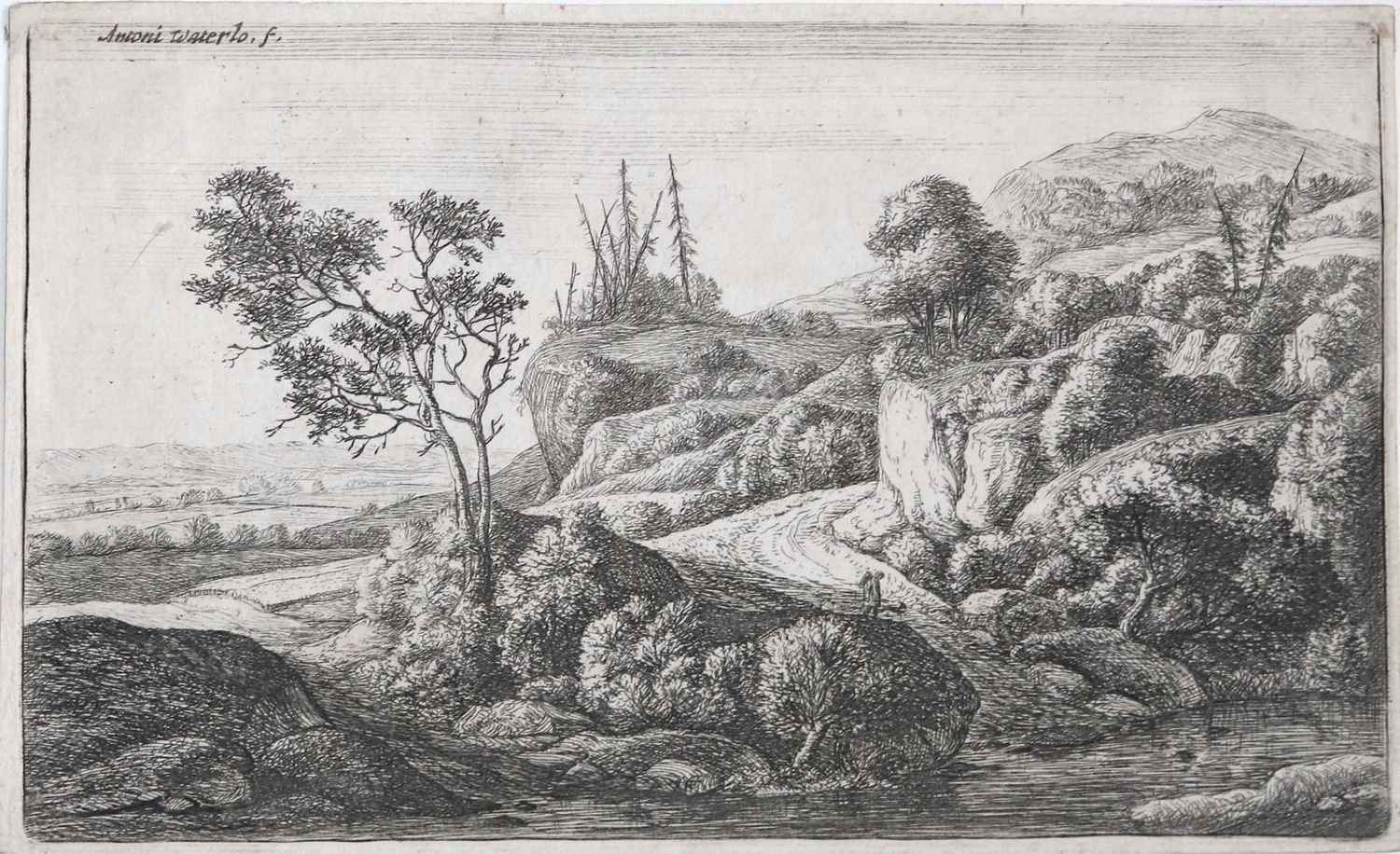 Große Abbildung Nr.1: 135-4532 Waterloo, Anthonie: (Künstlergraphik)