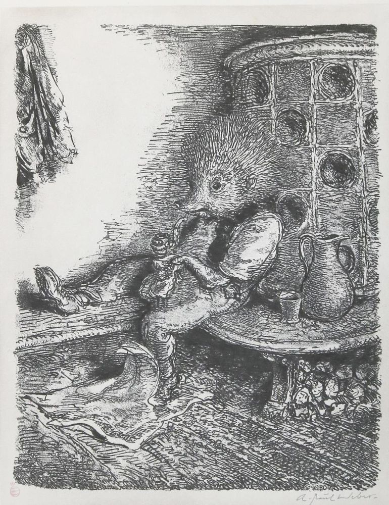 Große Abbildung Nr.22: 135-4534 Weber, A. Paul: (Künstlergraphik)