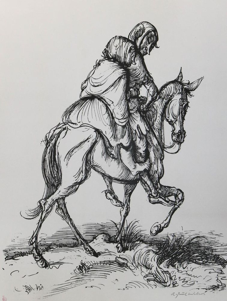 Große Abbildung Nr.24: 135-4534 Weber, A. Paul: (Künstlergraphik)