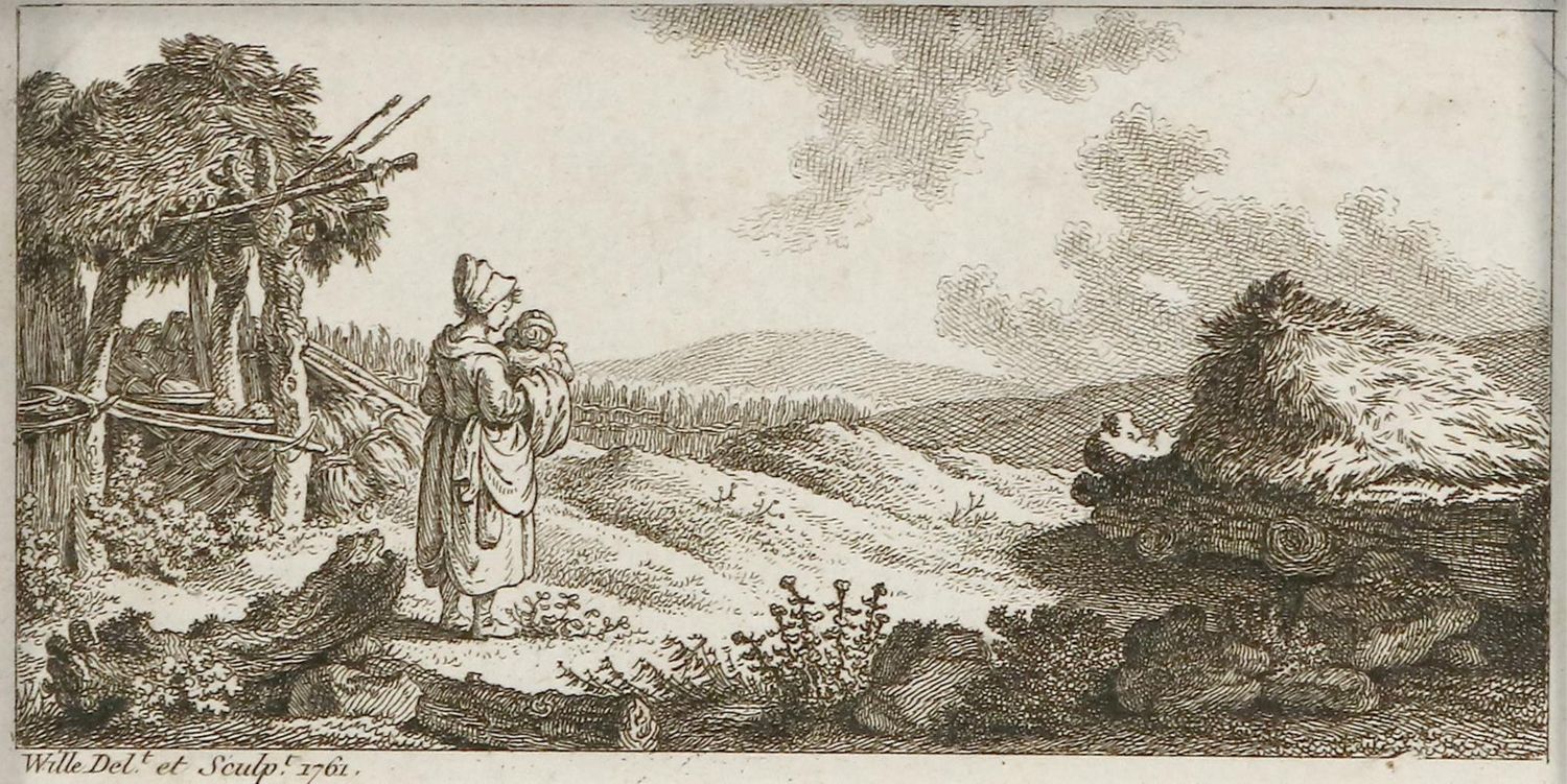 Große Abbildung Nr.1: 135-4553 Wille, Johann Georg: (Künstlergraphik)