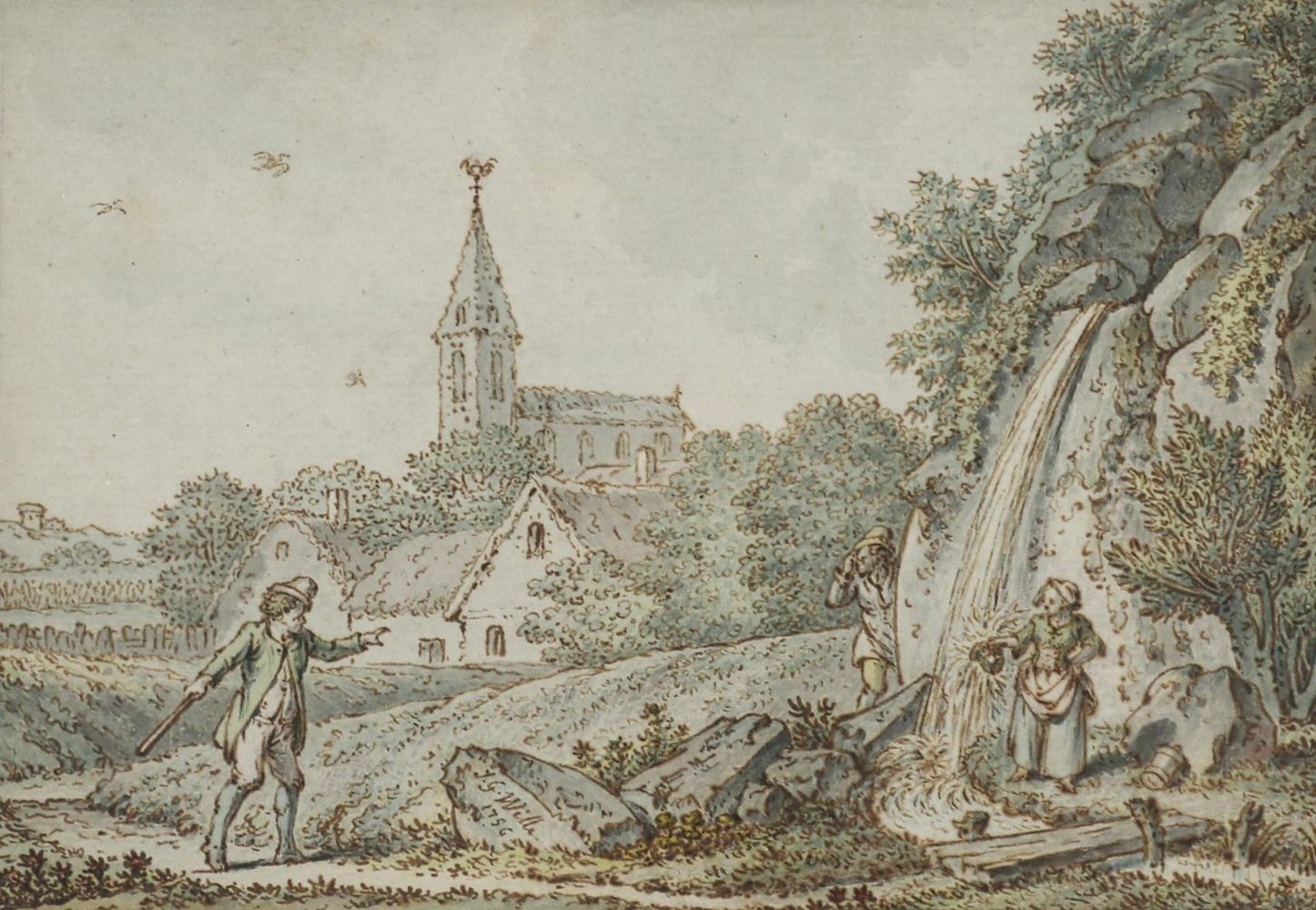 Große Abbildung Nr.1: 135-4554 Wille,Johann Georg: (Künstlergraphik)