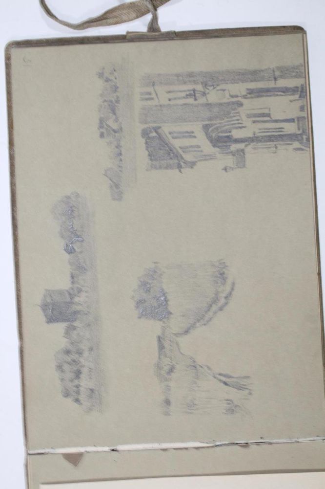 Große Abbildung Nr.6: 135-4572 Skizzenbuch: (Künstlergraphik, Zeichnungen)