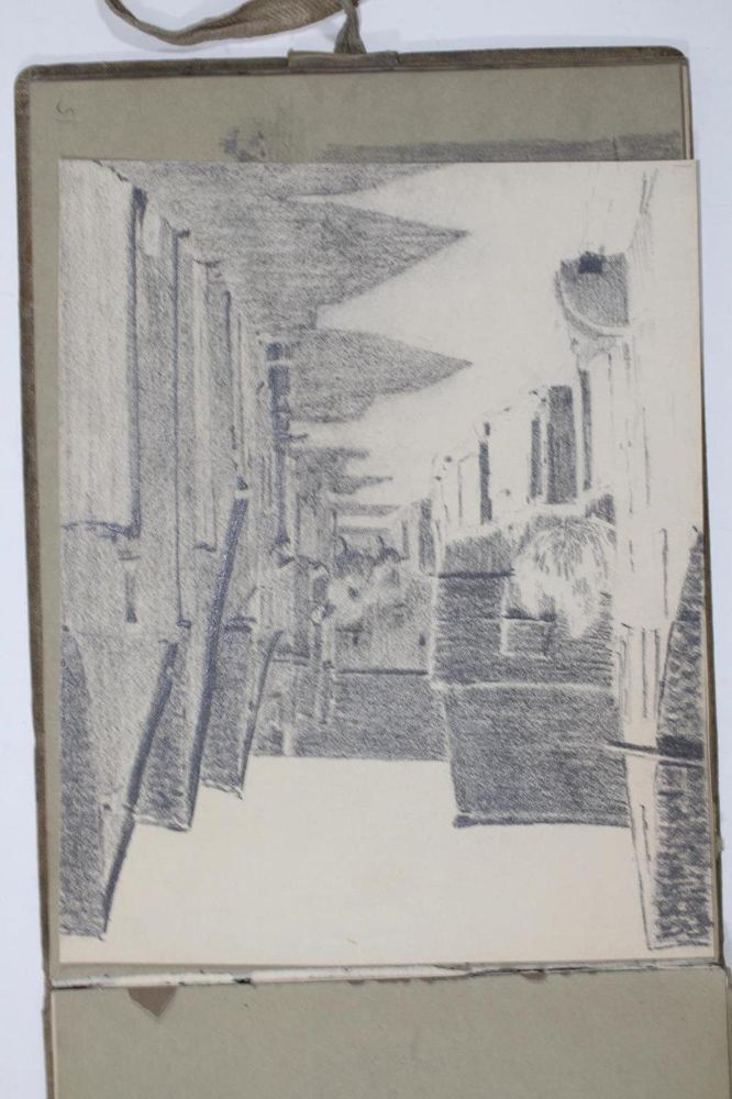 Große Abbildung Nr.7: 135-4572 Skizzenbuch: (Künstlergraphik, Zeichnungen)