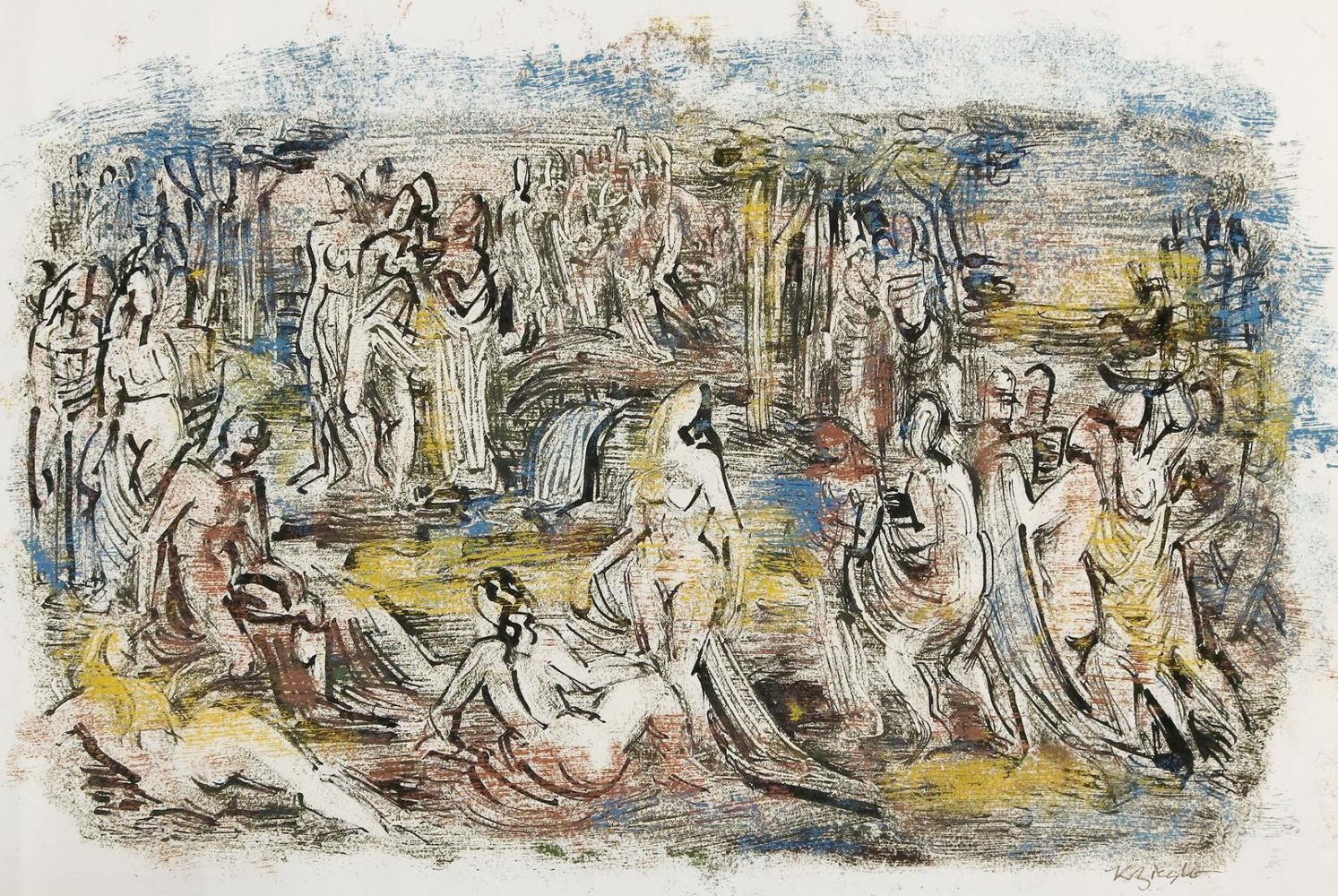Große Abbildung Nr.1: 135-4578 Ziegler, Richard: (Künstlergraphik)