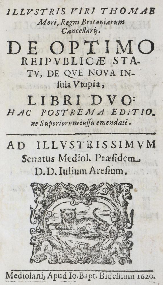 Große Abbildung Nr.1: 135-461 Morus,T.: (Alte Drucke, Handschriften und Theologie)
