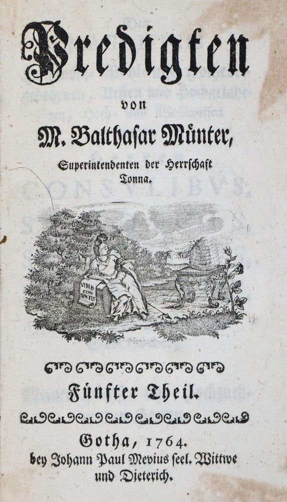 Große Abbildung Nr.2: 135-473 Münter,B.: (Alte Drucke, Handschriften und Theologie)