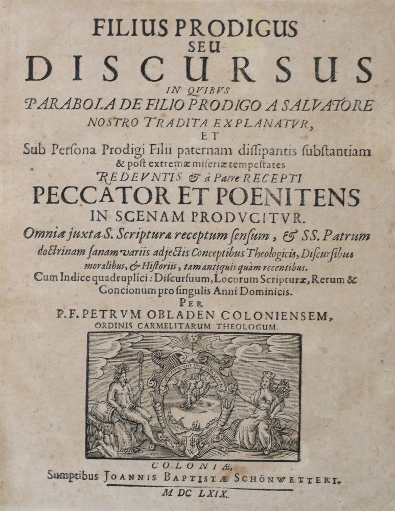 Große Abbildung Nr.1: 135-483 Obladen,P.: (Alte Drucke, Handschriften und Theologie)
