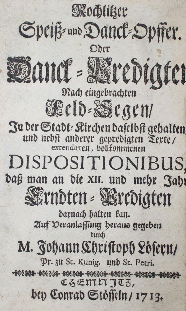 Große Abbildung Nr.1: 135-487 Orthodoxophilo (d.i. E.Neumeister).: (Alte Drucke, Handschriften und Theologie)
