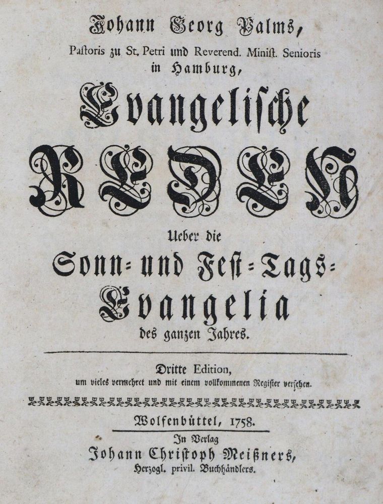 Große Abbildung Nr.1: 135-492 Palm,J.G.: (Alte Drucke, Handschriften und Theologie)