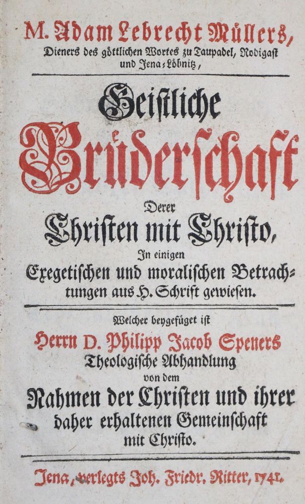 Große Abbildung Nr.1: 135-504 Pfeiffer,C.: (Alte Drucke, Handschriften und Theologie)