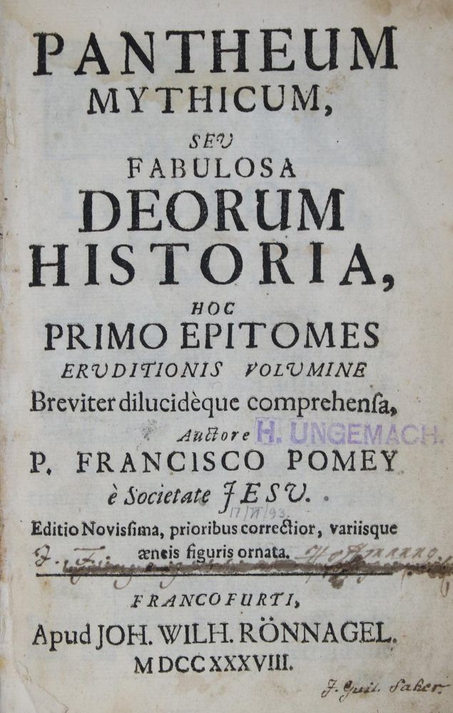 Große Abbildung Nr.1: 135-513 Pomey,F.: (Alte Drucke, Handschriften und Theologie)