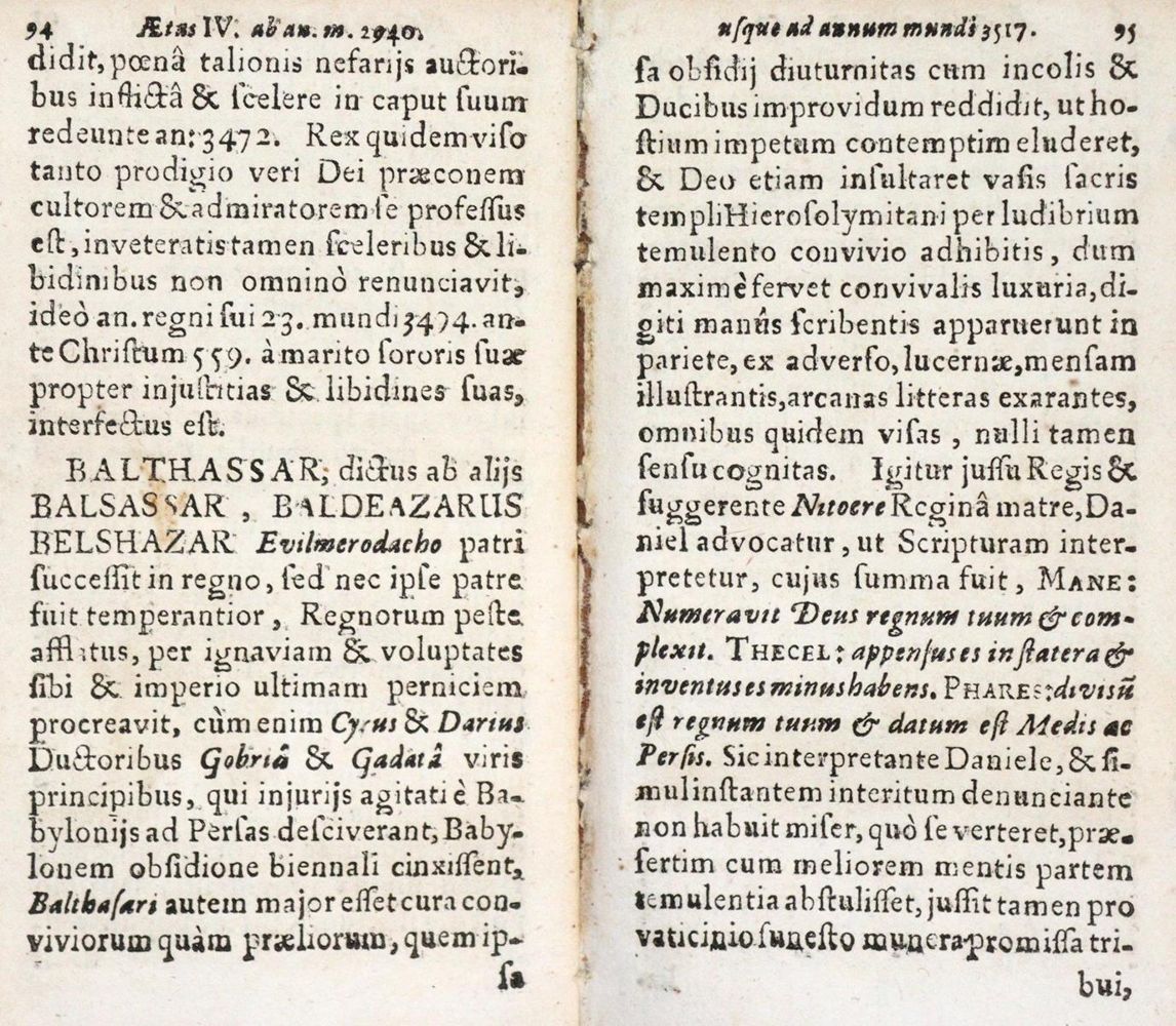 Große Abbildung Nr.2: 135-53 Aetas Regalis: (Bibeln)