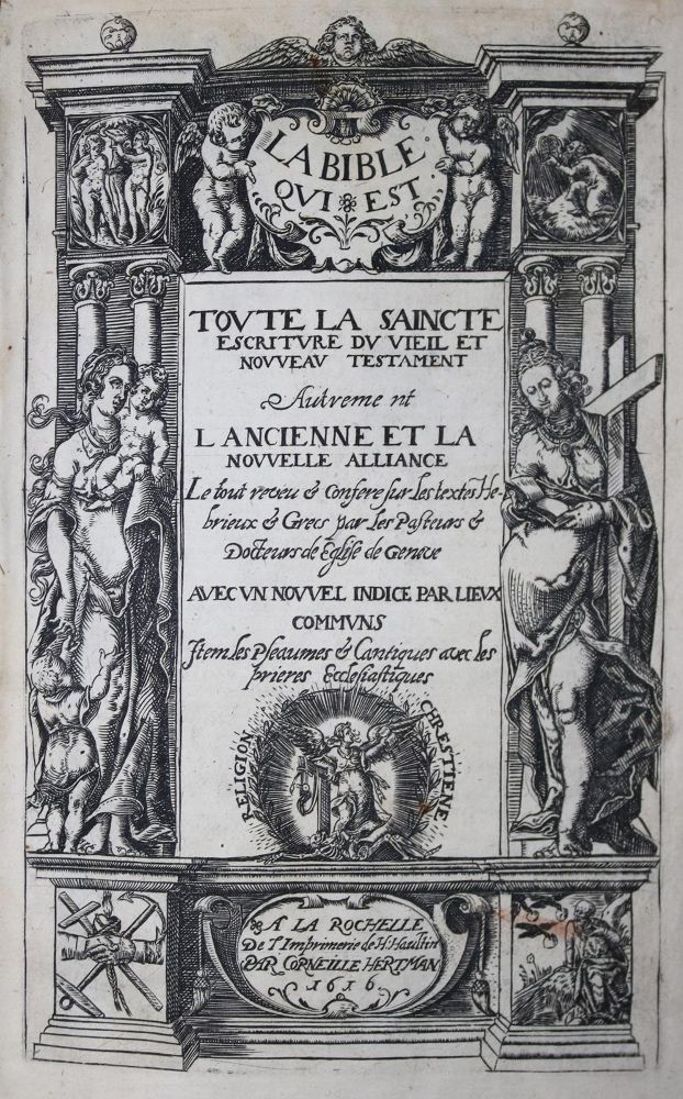 Große Abbildung Nr.1: 135-54 Biblia gallica.: (Bibeln)
