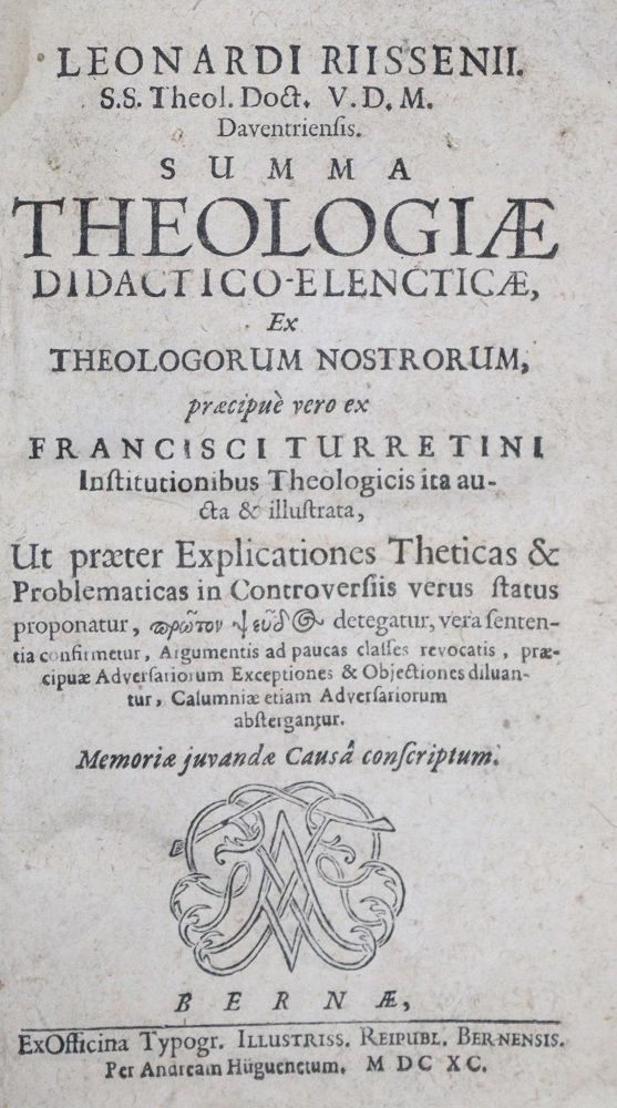 Große Abbildung Nr.1: 135-541 Rijssen,L.v.: (Alte Drucke, Handschriften und Theologie)