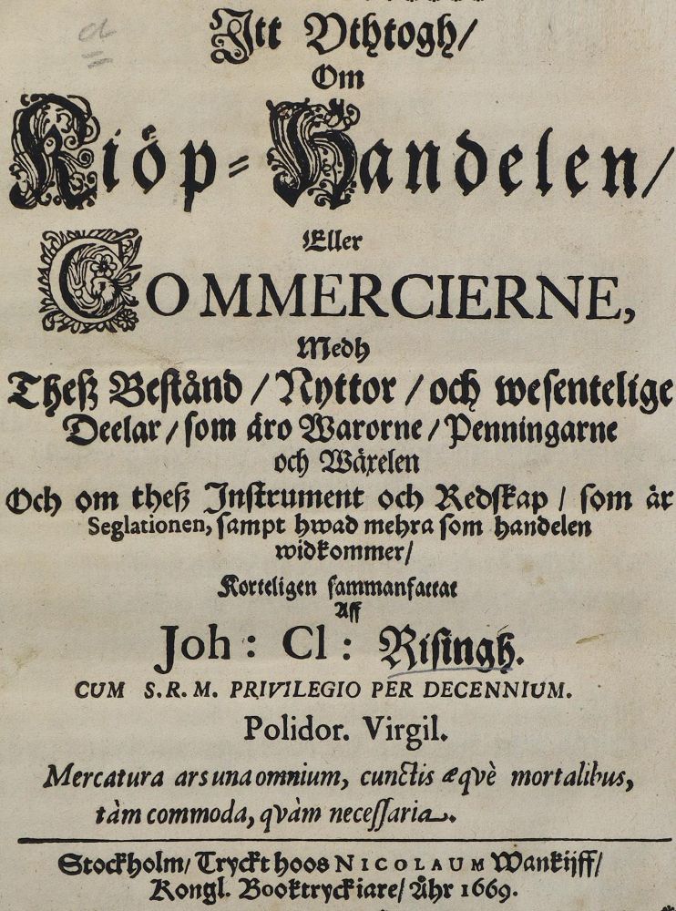 Große Abbildung Nr.1: 135-542 Risingh,J.C.: (Alte Drucke, Handschriften und Theologie)