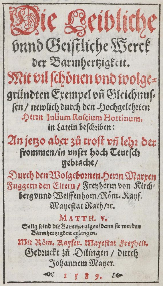 Große Abbildung Nr.1: 135-546 Roscius,J.H.: (Alte Drucke, Handschriften und Theologie)