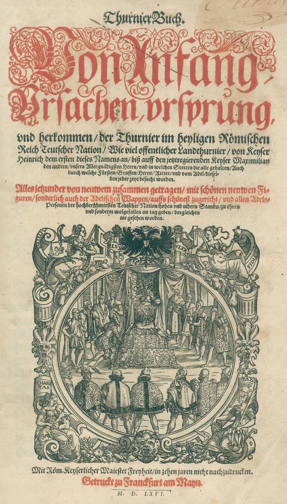 Große Abbildung Nr.1: 135-551 Rüxner, Georg.: (Alte Drucke, Handschriften und Theologie)