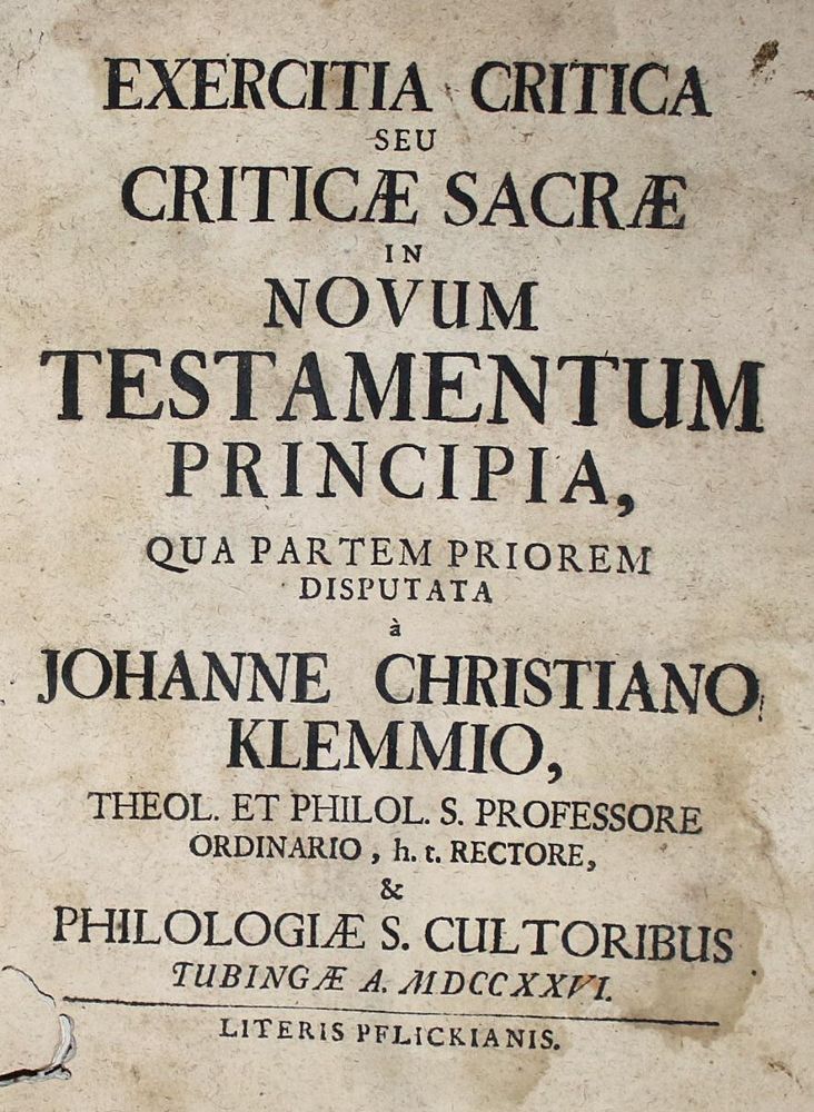 Große Abbildung Nr.1: 135-555 Sammelband: (Alte Drucke, Handschriften und Theologie)