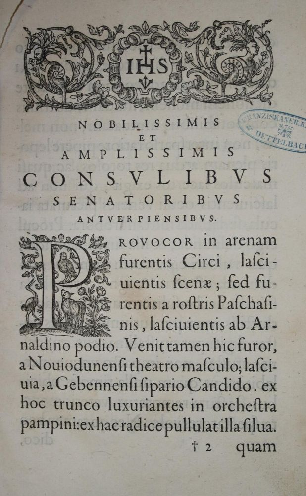 Große Abbildung Nr.1: 135-573 Scribanius,C.: (Alte Drucke, Handschriften und Theologie)