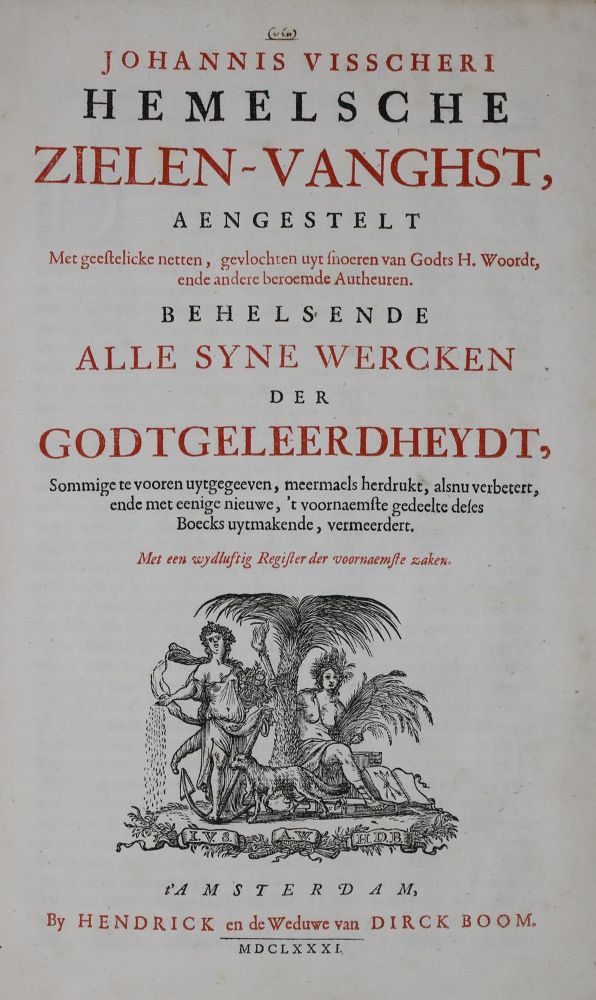 Große Abbildung Nr.1: 135-630 Visscher,J.: (Alte Drucke, Handschriften und Theologie)