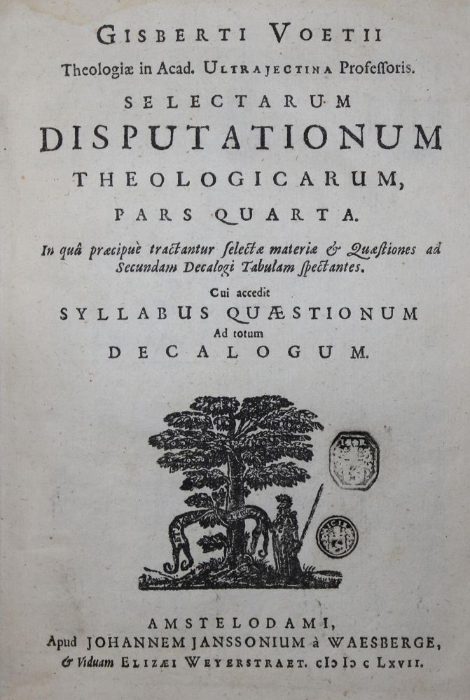 Große Abbildung Nr.1: 135-632 Voet,G.: (Alte Drucke, Handschriften und Theologie)