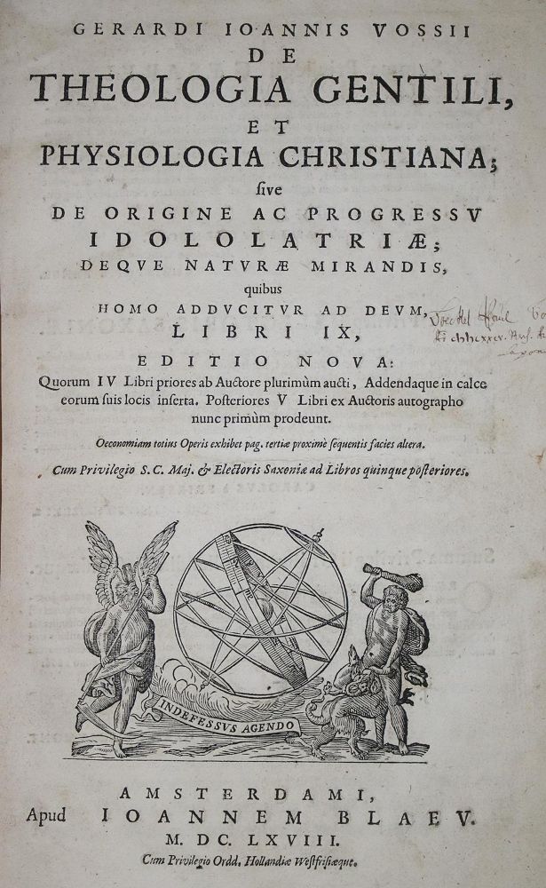Große Abbildung Nr.1: 135-636 Voss,G.J.: (Alte Drucke, Handschriften und Theologie)