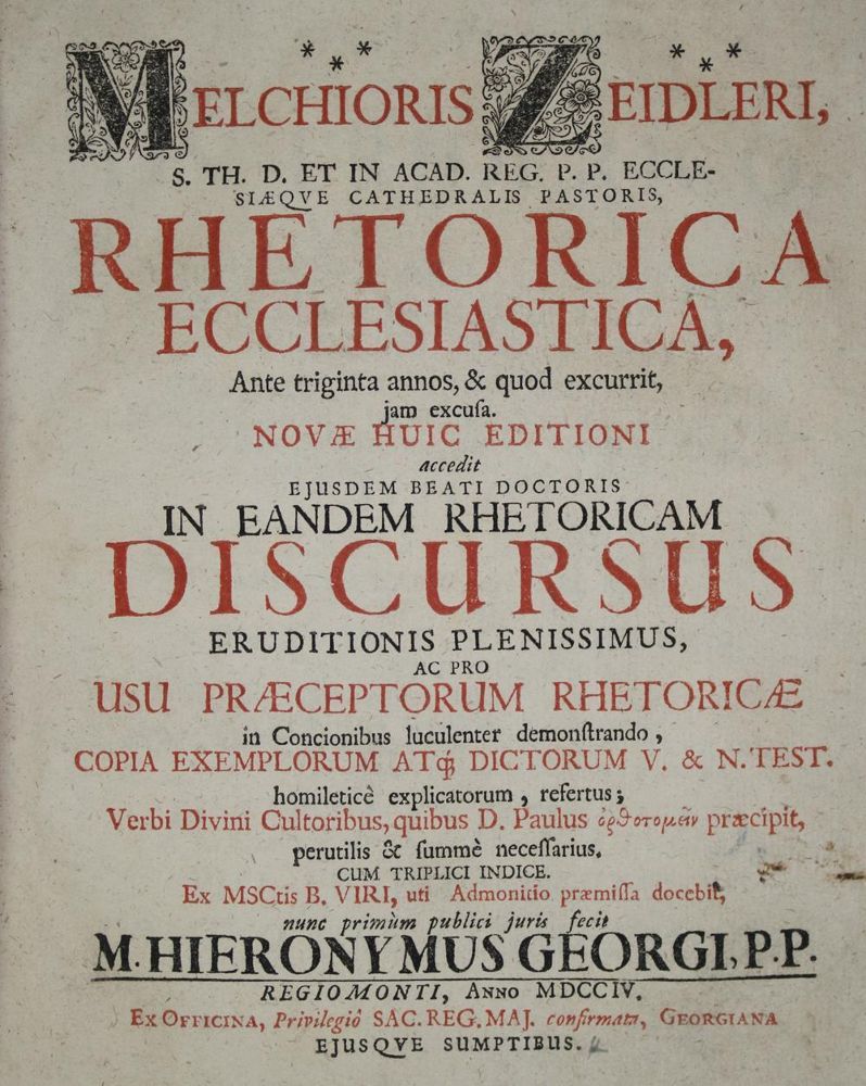 Große Abbildung Nr.1: 135-660 Zeidler,M.: (Alte Drucke, Handschriften und Theologie)