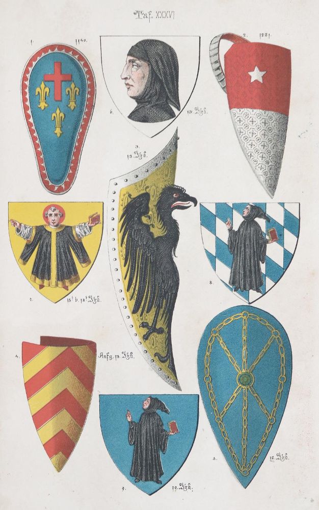 Große Abbildung Nr.1: 135-669 Mayer,C.v.: (Genealogie und Heraldik)