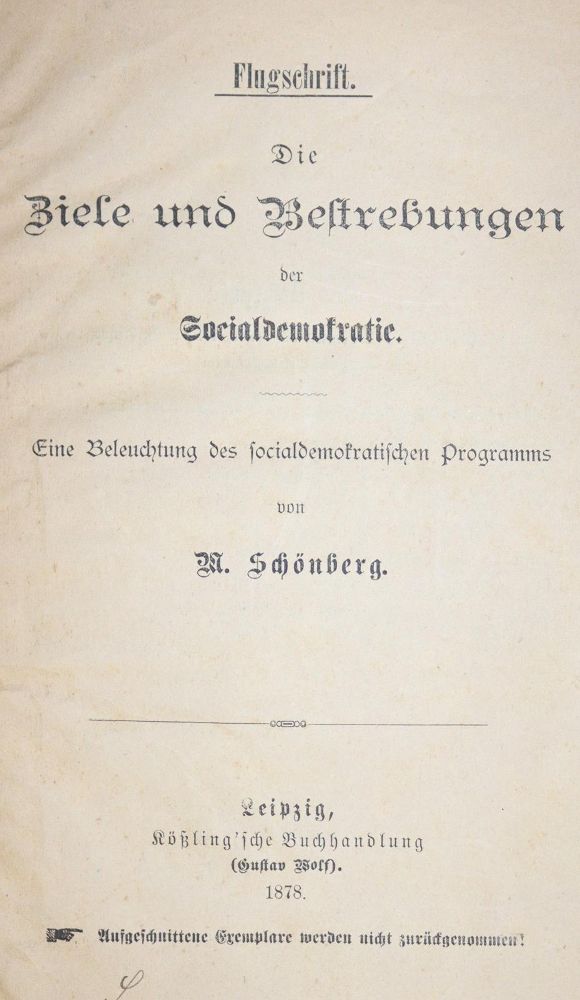 Große Abbildung Nr.1: 135-684 L(ey),C.A.: (Sozialismus, Bebel)