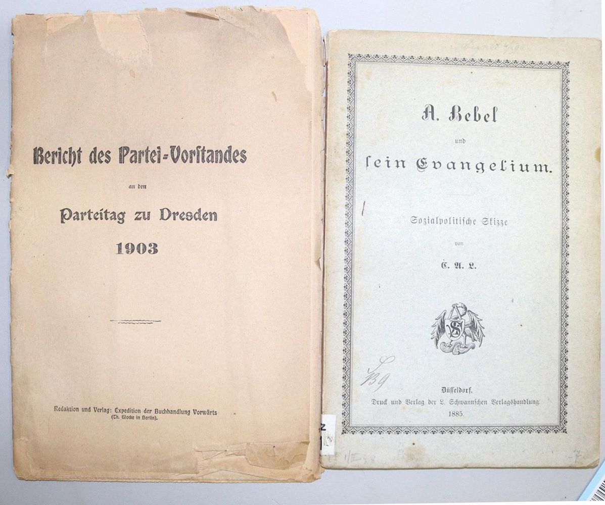 Große Abbildung Nr.2: 135-684 L(ey),C.A.: (Sozialismus, Bebel)