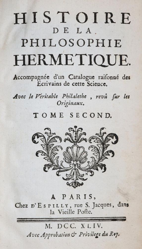 Große Abbildung Nr.3: 135-708 (Boyer d'Argens,J.B.).: (Grenzwissenschaften und Okkultismus)