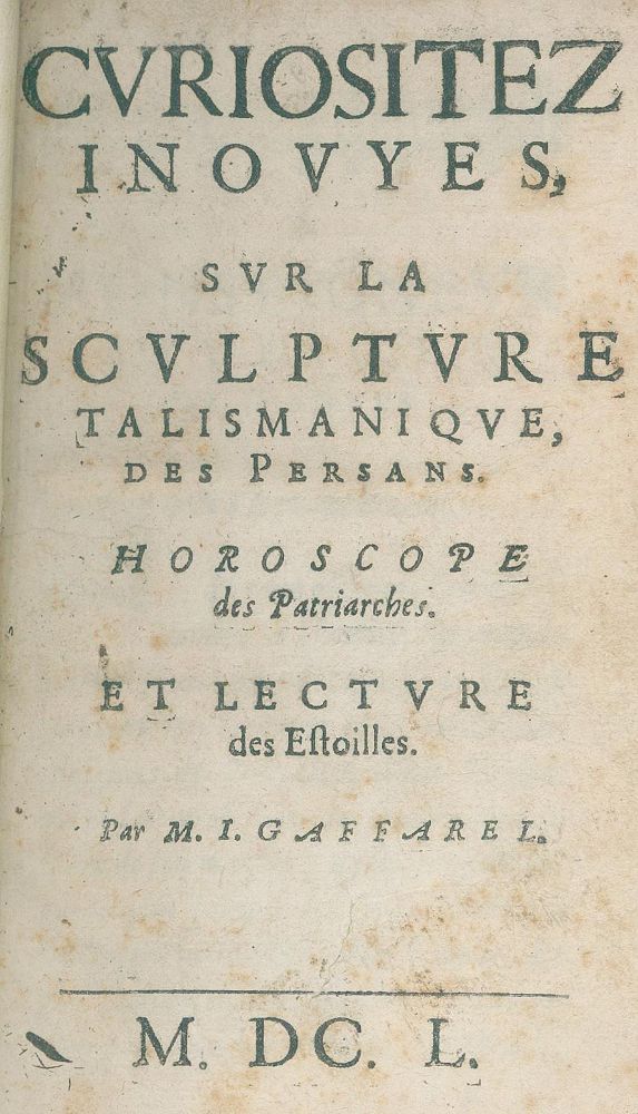 Große Abbildung Nr.1: 135-712 Gaffarel,J.: (Grenzwissenschaften und Okkultismus)